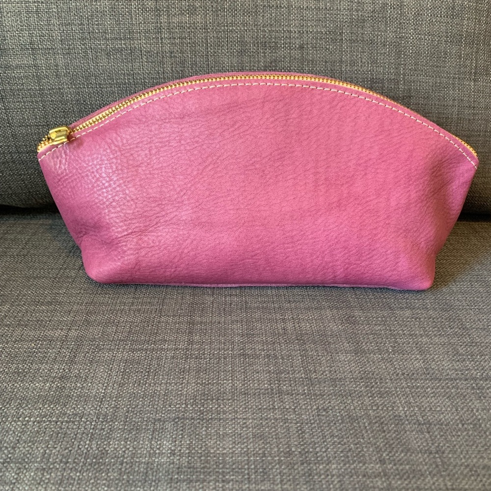 Portland Leather Goods Eclipse makeup bag